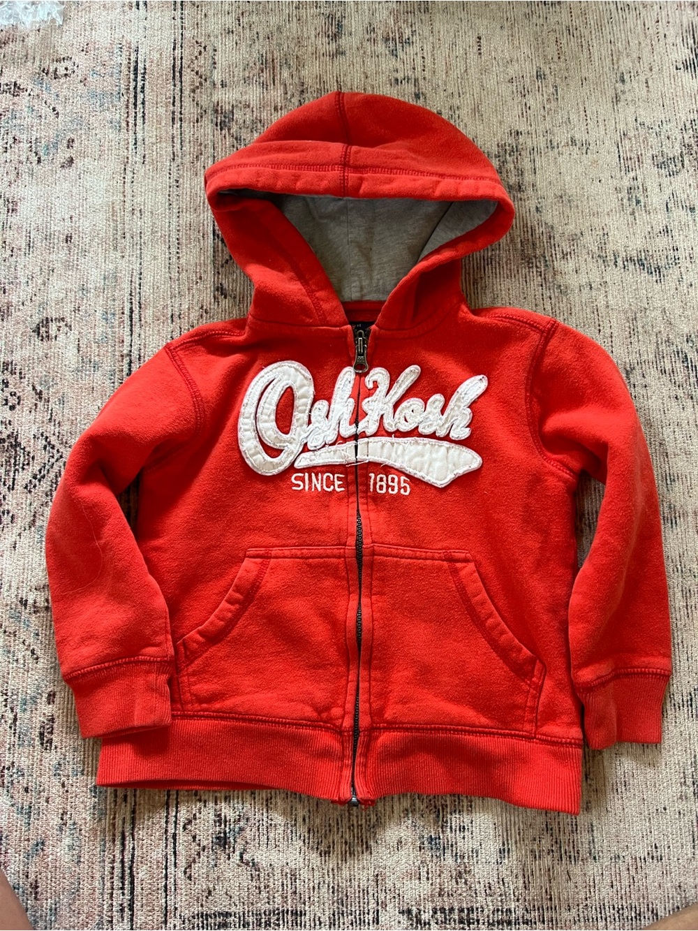 OshKosh B'gosh Orange Zip-Up Hoodie for Kids